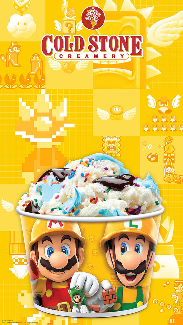 my.nintendo.com/Wallpaper - Cold Stone Creamery x Super Mario Maker 2 - [B]/ColdStone_IceCream_Wallpaper_B_[640x1136].jpg
